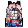 Grand Theft Auto Grand Theft Auto Peripheral Animation Backpack Men's and Women's School Bags