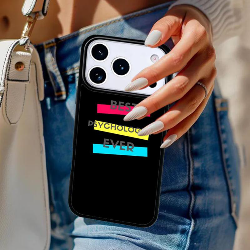 I Love Psychology PSYCHOLOGY Phone Case For iPhone 17 Air 14 15 13 12 Max Cover For Apple 14 15 16 16e 11 Pro Max Plus