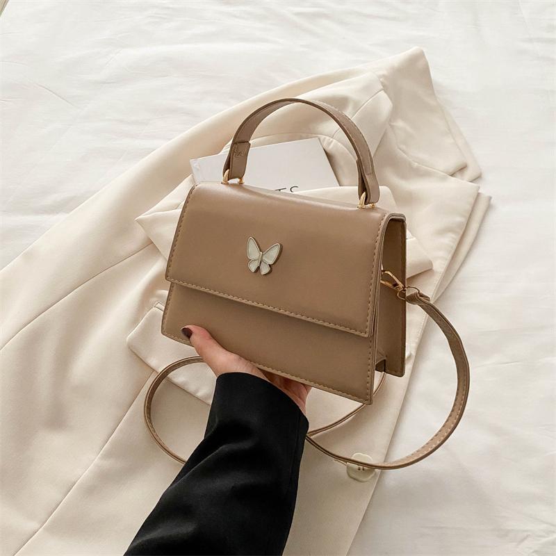 

1 шт. однотонная сумка через плечо для женщин, модная сумка, сумка через плечо, в которую можно положить мобильный телефон