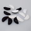12 Pairs Glasses Nose Pads Non-slip Half Moon Hollow Solid Color Stylish Daily Using Long Lasting Silicone Eyeglass Nose Pad for Office
