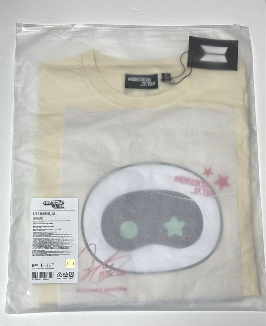 

[USED] XL BTS Jin Wooteo T-shirt RUNSEOKJIN WOOTEO Incheon