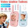 Video Walkie Talkies for Kids 2 Pack Rechargeable Toddler Toys for Indoor Camping Travel Birthday Gfits for Kids Ages 3-12