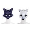 Halloween Party Unique Adult Party Masquerade Half Face 3D Fox Realistic Animal Mask