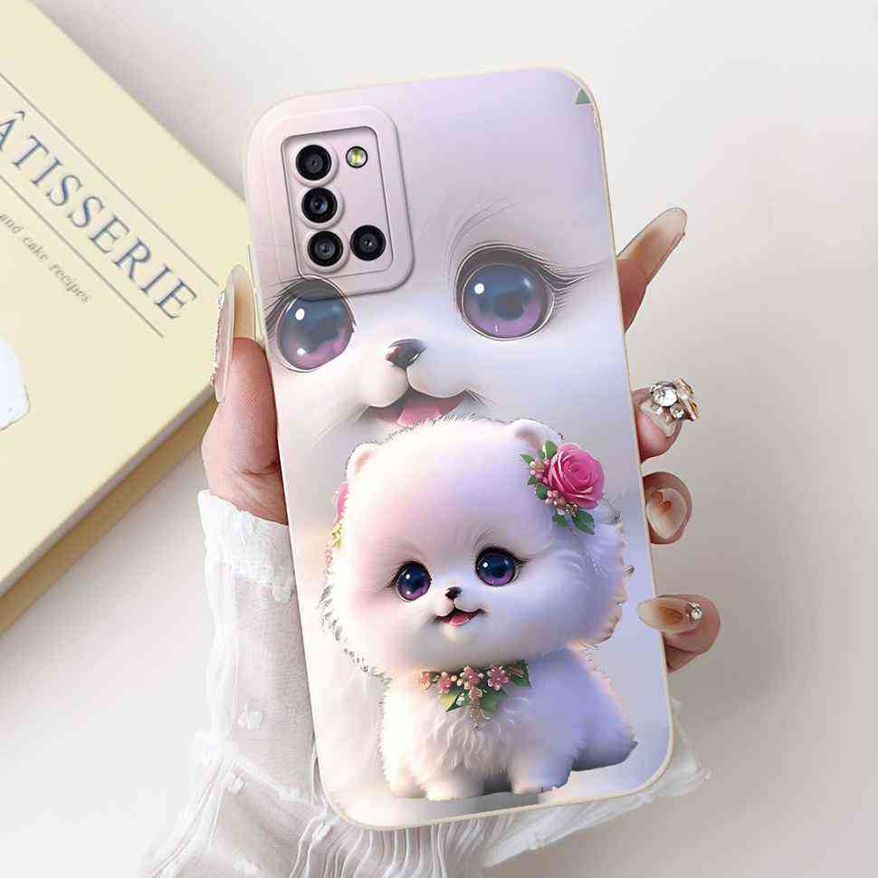For Samsung Galaxy A31 6.4" Case Cute Cartoon Cat Soft Silicone Back Cover For Samsung a31 A31 SM-A315F 6.4" Protective Cases