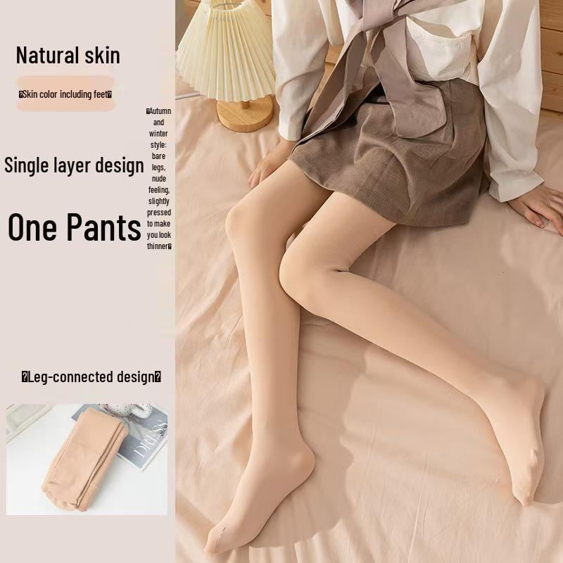 

Женские колготки телесного цвета на флисовой подкладке: Защита от обнажения, Плотный, Эффект голых ног для весны, осени и зимы. 15D Cuttable Spring/Summer