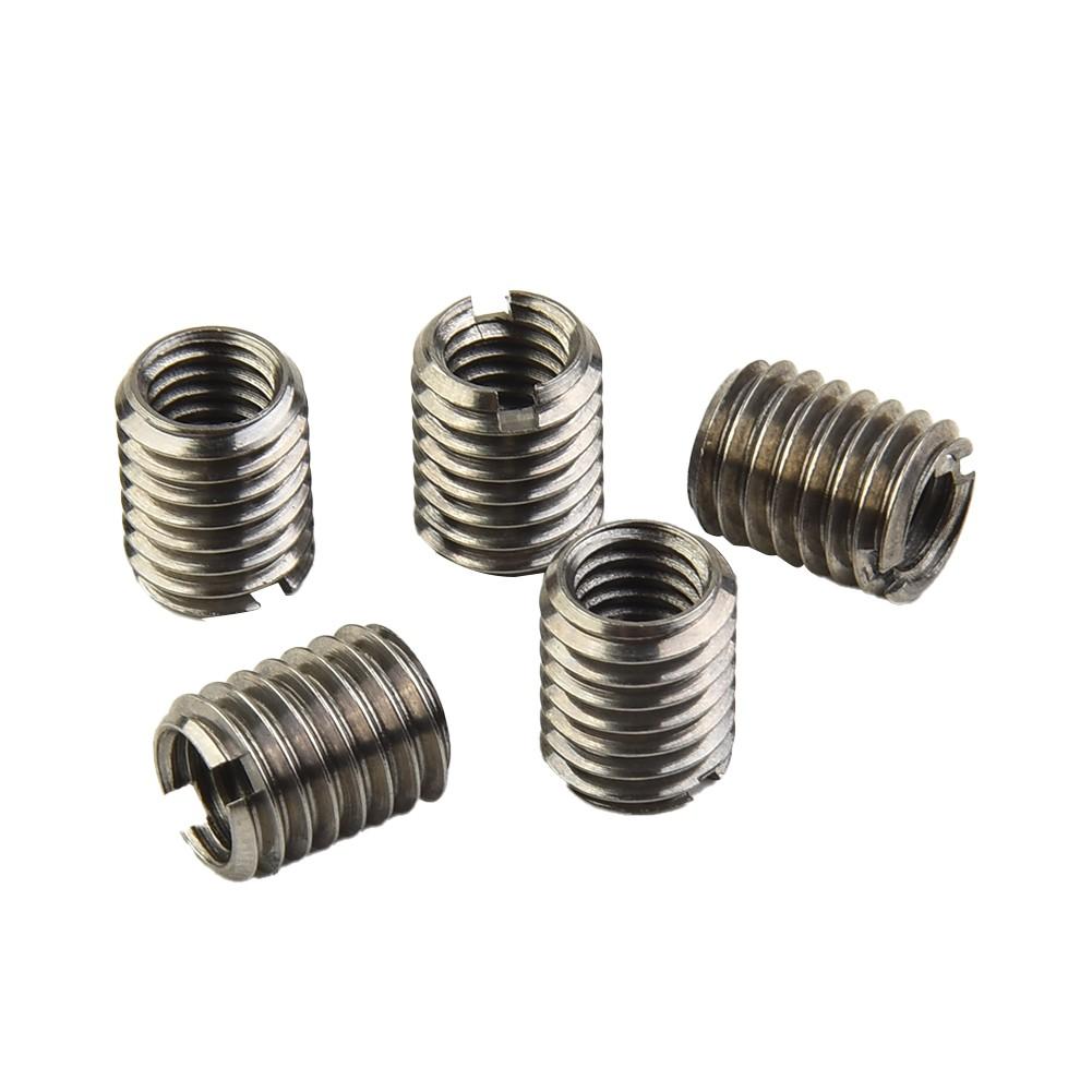 5x STAINLESS THREAD ADAPTERS M8 8MM MALE TO M6 6MM FEMALE THREADED REDUCERS