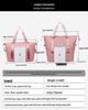 Women's Large Waterproof Travel Bag with Dry/Wet Separation, Expandable Storage, Ideal for Fitness, Swimming, Business Trips