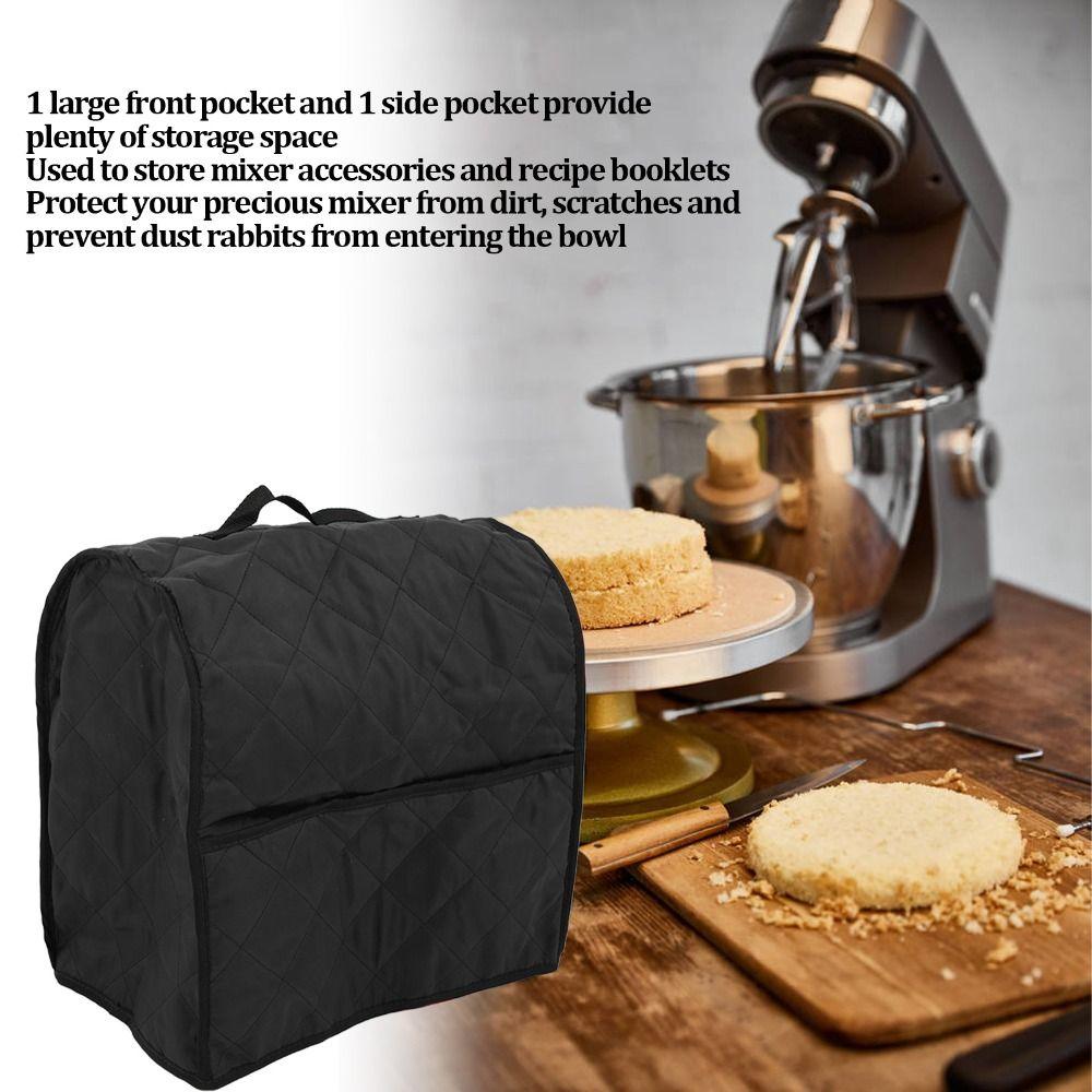 Quilted Polyester Pongee Kitchen Mixer Cover Anti Dirt Dust Proof Cover  Food Preparation