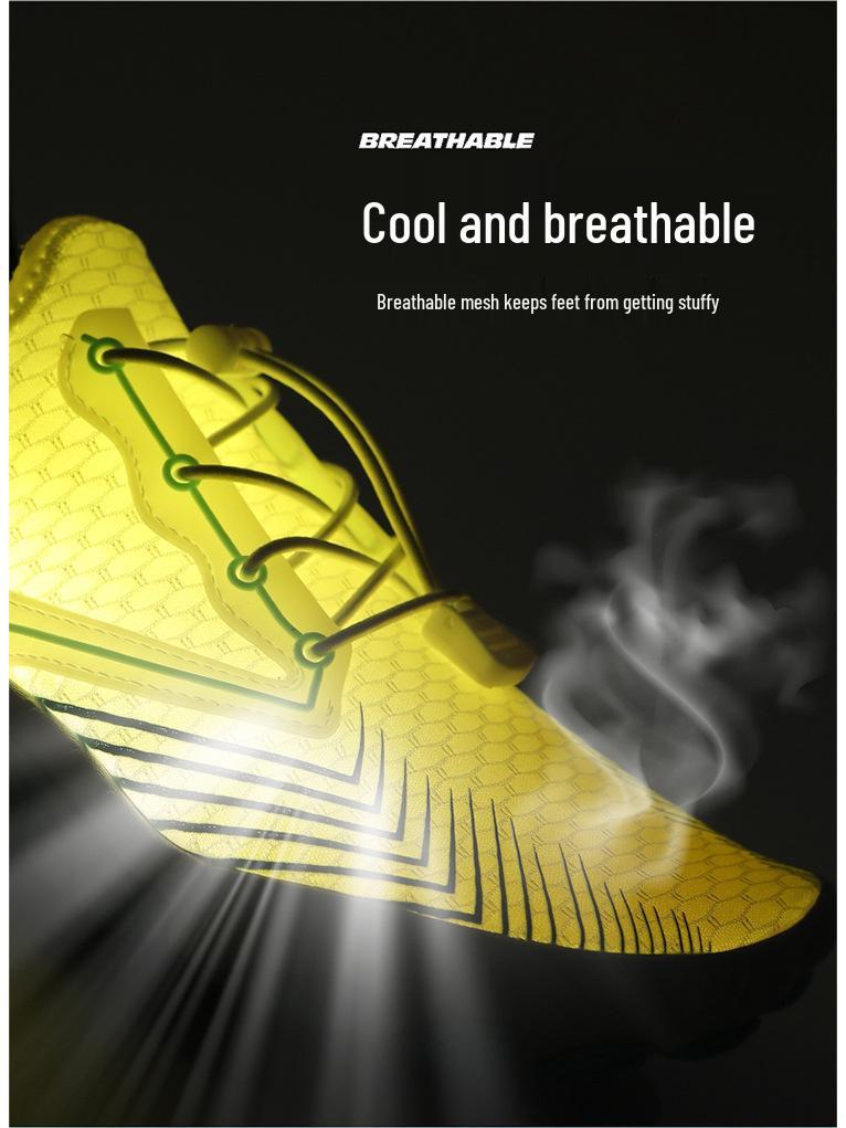 Grenzüberschreitende Outdoor Strand- & Canyoning Schnelltrocknend Anti-Rutsch Barfuß Fünf-Zehen Wasserschuhe für Männer & Frauen