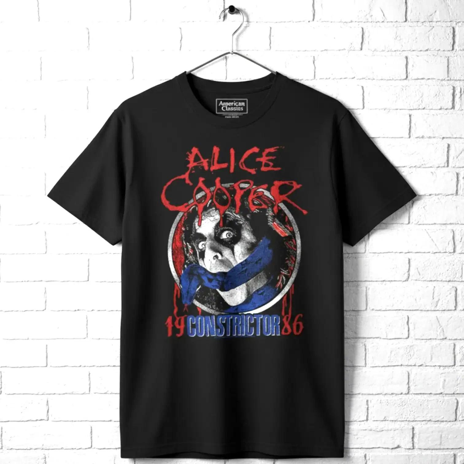 Alice Cooper Constrictor Tour 1986 Men s T Shirt XXXL