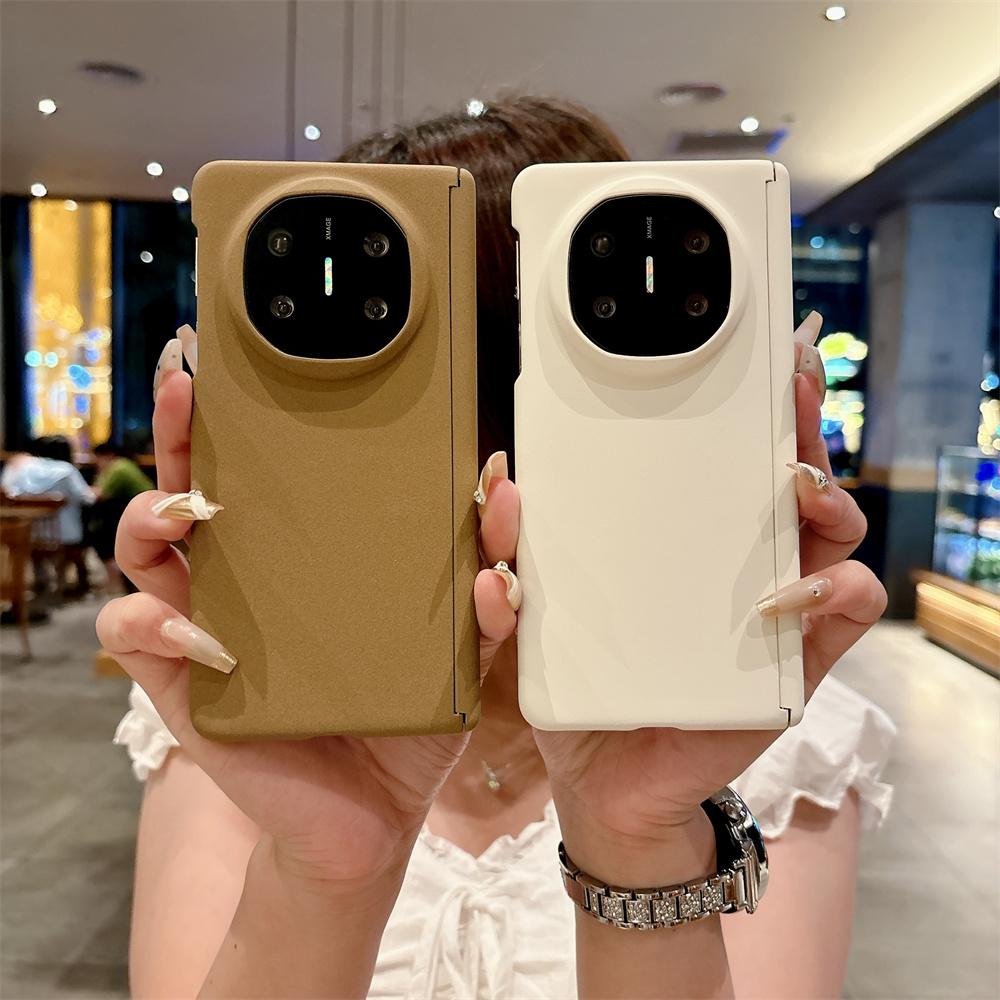 Solid Color Case For HuaWei Mate X3 X5 X6 Axis Hinge Protective Phone Case PC Hard Shell (Only Back Cover)