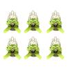 Pack of 6 Hollow Birdcage Iron Candy Box Jewelry Small Item Holder Exquisite Craftsmanship for Storing Small Accessories