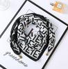 Chic Autumn/Winter Silk Scarf with Magnetic Golden Ball Clasp – Korean Style Neck Warmer