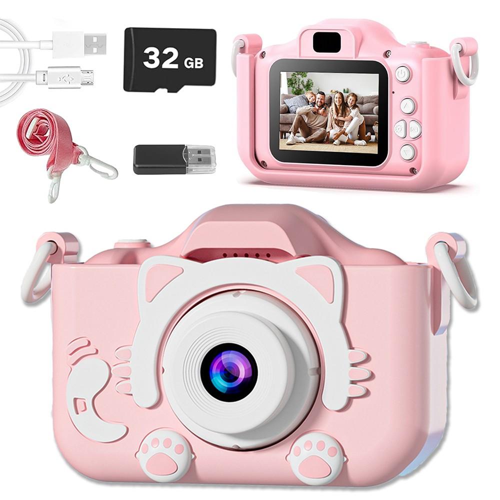 Mini X5S Children Camera Toys 2000W Pixel HD Cartoon Kids Digital Camera Cute Dual Cameras SLR Camera Kid Toy
