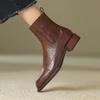 Fashion 2024 New Autumn Women Shoes Chelsea Women Boots Winter Block Ankle Boots for Women Zapatos De Mujer Womens Chunky Boots