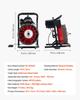 Drain Cleaner Machine 23m x 13mm, Sewer Snake Auger Manual Feed with 4 Cutters & Air-activated Foot Switch for 50mm to 150mm Pipes