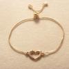 Herz-Strassstein verstellbares Armband - Europäischer & Amerikanischer Stil für Damen