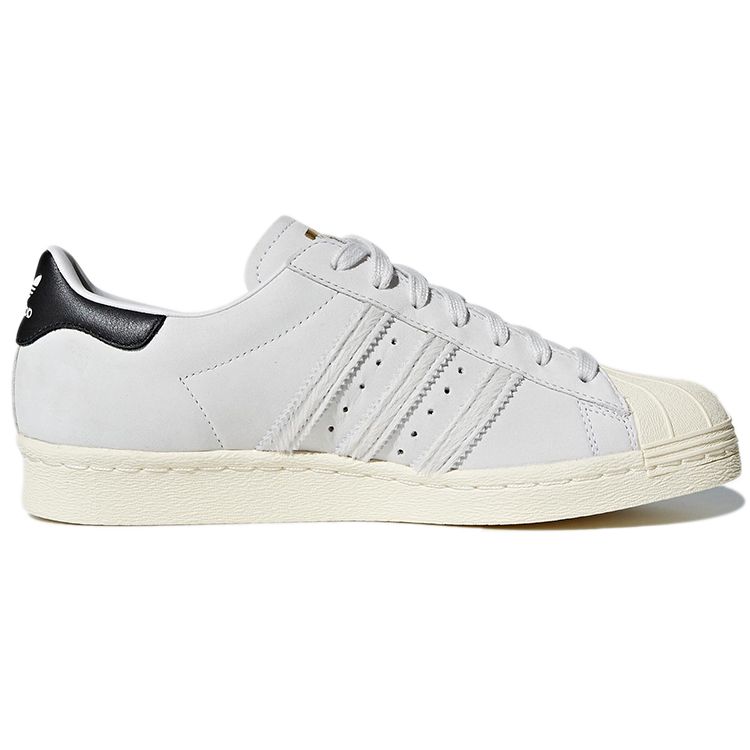 Adidas Originals Superstar 80s Comfortable Low-Top Sneakers Women Sneakers Gray Black CQ2512