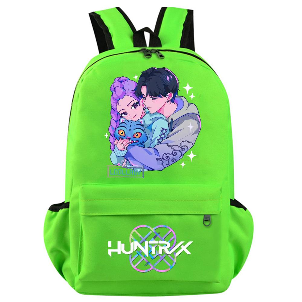 Anime K-Pop Demon Hunters Printed Backpack for Teenager Student Girl Boy Bookbag Schoolbag Women Large Capacity Waterproof Travel Bag Kid Gift