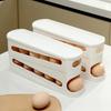 Large Capacity Double Layer Egg Storage Box Plastic Rolling Egg Holder  Egg Storage