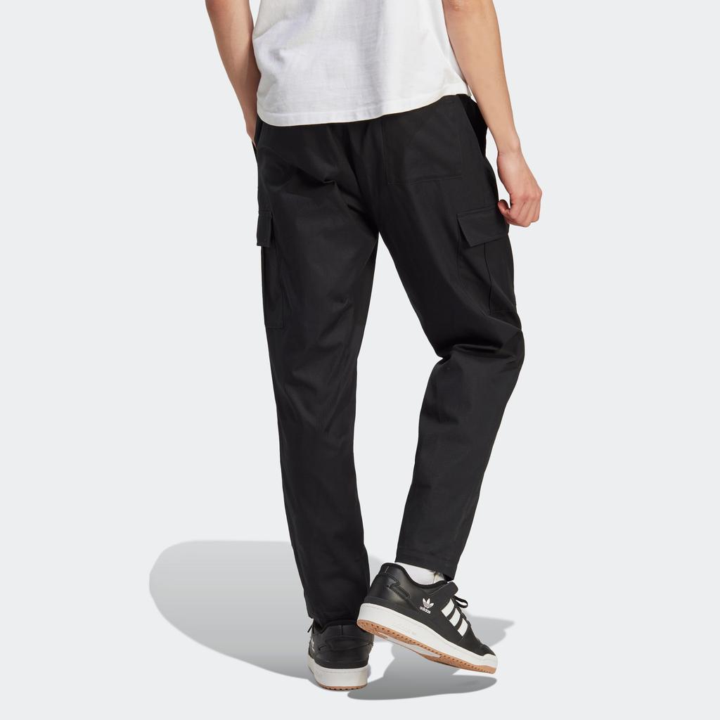 Adidas Originals Trefoil Cargo Pants Men Bottoms Black IT8175