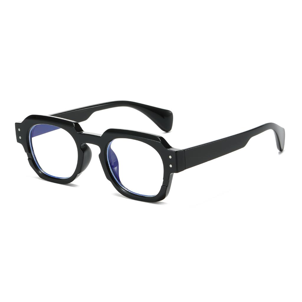 New anti-blue glasses fashionable neutral exquisite good quality square reading fashion flat glasses