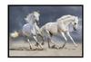 Obraz plakat w ramie 43x33 cm konie p898