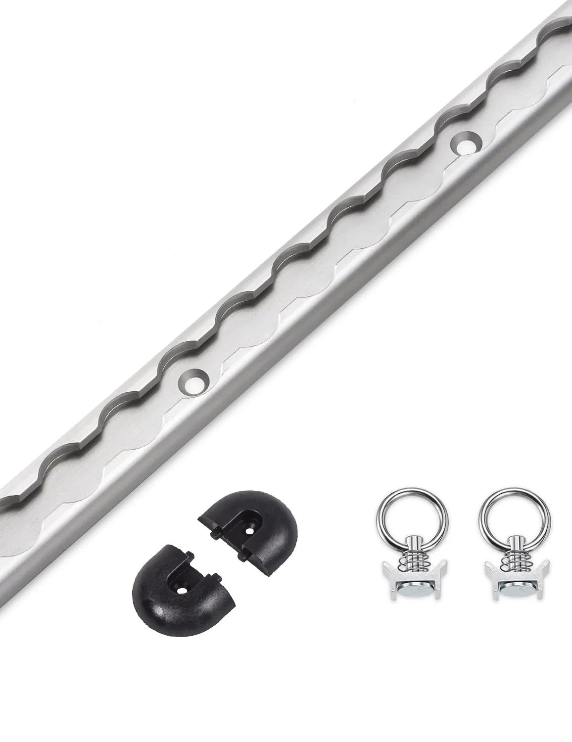 

19.7 Inch Aluminum L Track Tie-Down System Aluminum Delivery Tie-Down Rail For Enclosed Trailer Cargo Fixing Trarvel Transfer
