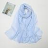 Hot-selling New Simple Solid Color Wrinkled Cotton and Linen Scarf, Soft and Skin-friendly In Winter, Warm Scarf Women
