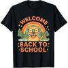Funny Retro Welcome Back To School Dog Teacher T-Shirt T-Shirt