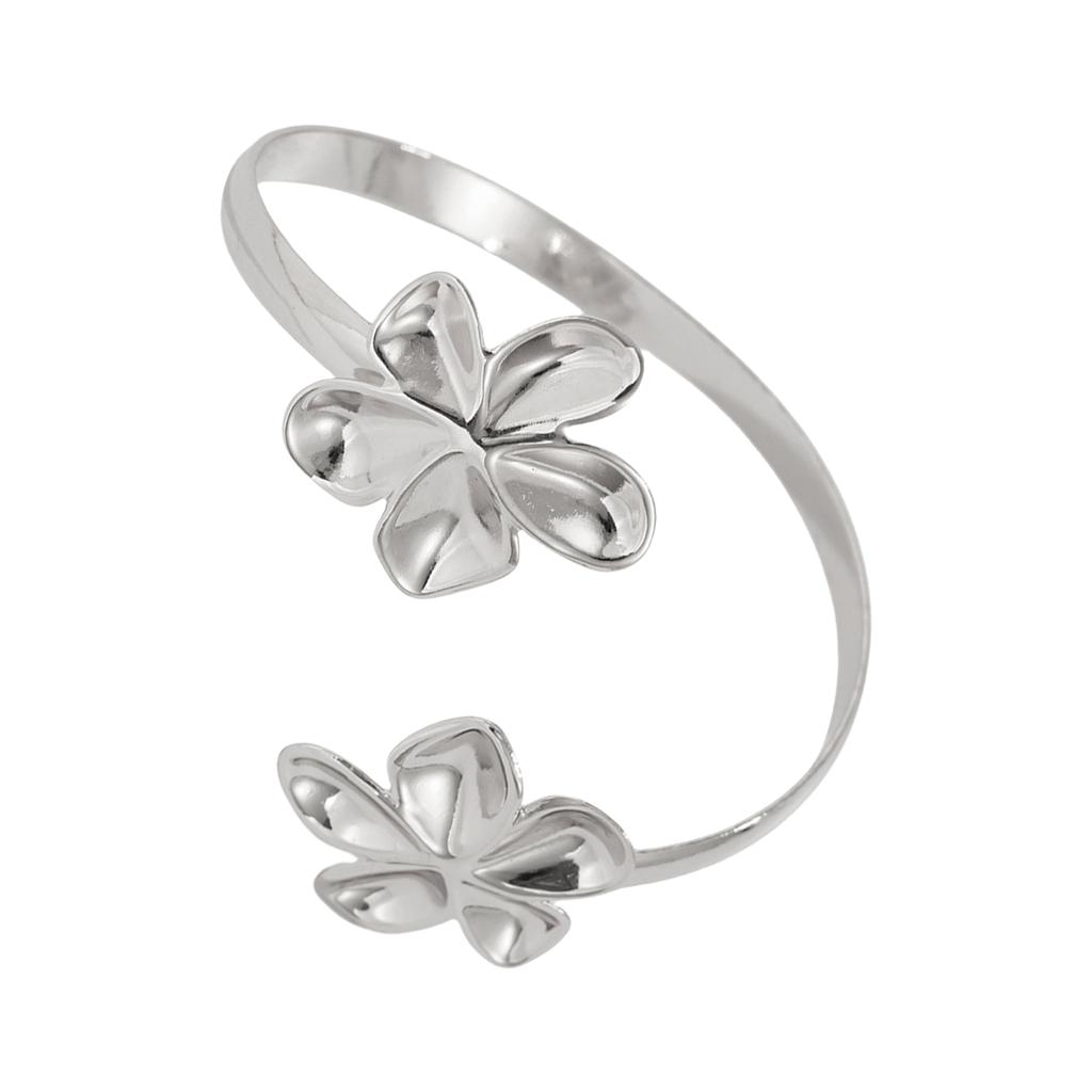 Elegant Armband Chain Blingbling Star Arm Bracelets for Women Delicate Flower Armlet Armband Open Bangle