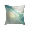 Modern Abstract Cushion Cover Gray Blue Teal Agate Marble Hug Gold Foil Pillow Cover Home Decor Pillowcase Sofa Throw Pillows