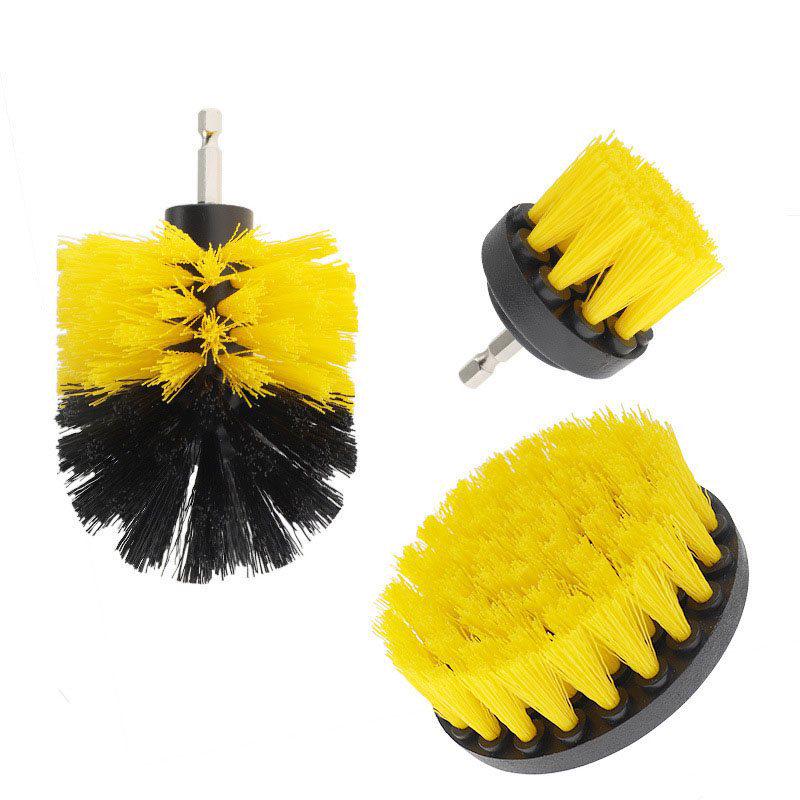 Electric Drill Multi-Cleaning Brush Head for Household, Kitchen, Bathroom, Car, and Carpet with Long Handle