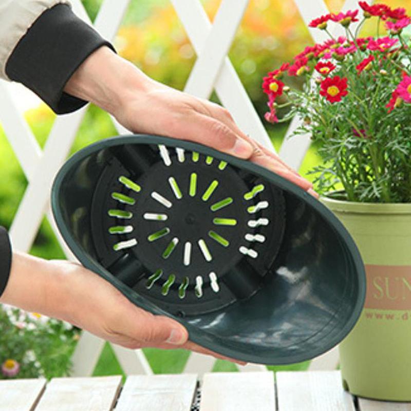 4 Rozmiary Dostępne/Donica Galonowa Okrągła/Zagęszczona Zielona Doniczka do Kontroli Korzeni/Donica z Żywicy Plastikowej/Donica Ogrodowa na Balkon