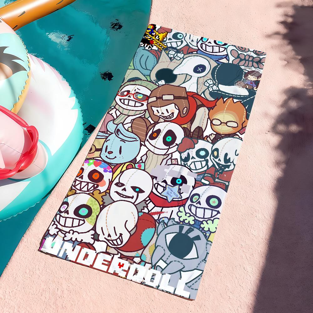 Adventure game U-undertale Towel Drying Bath Towel Applicable To Light Swimming Camping Yoga Beach Out