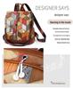 Trendy Women's Anti-Theft Colorblock Backpack - Large Capacity for Travel