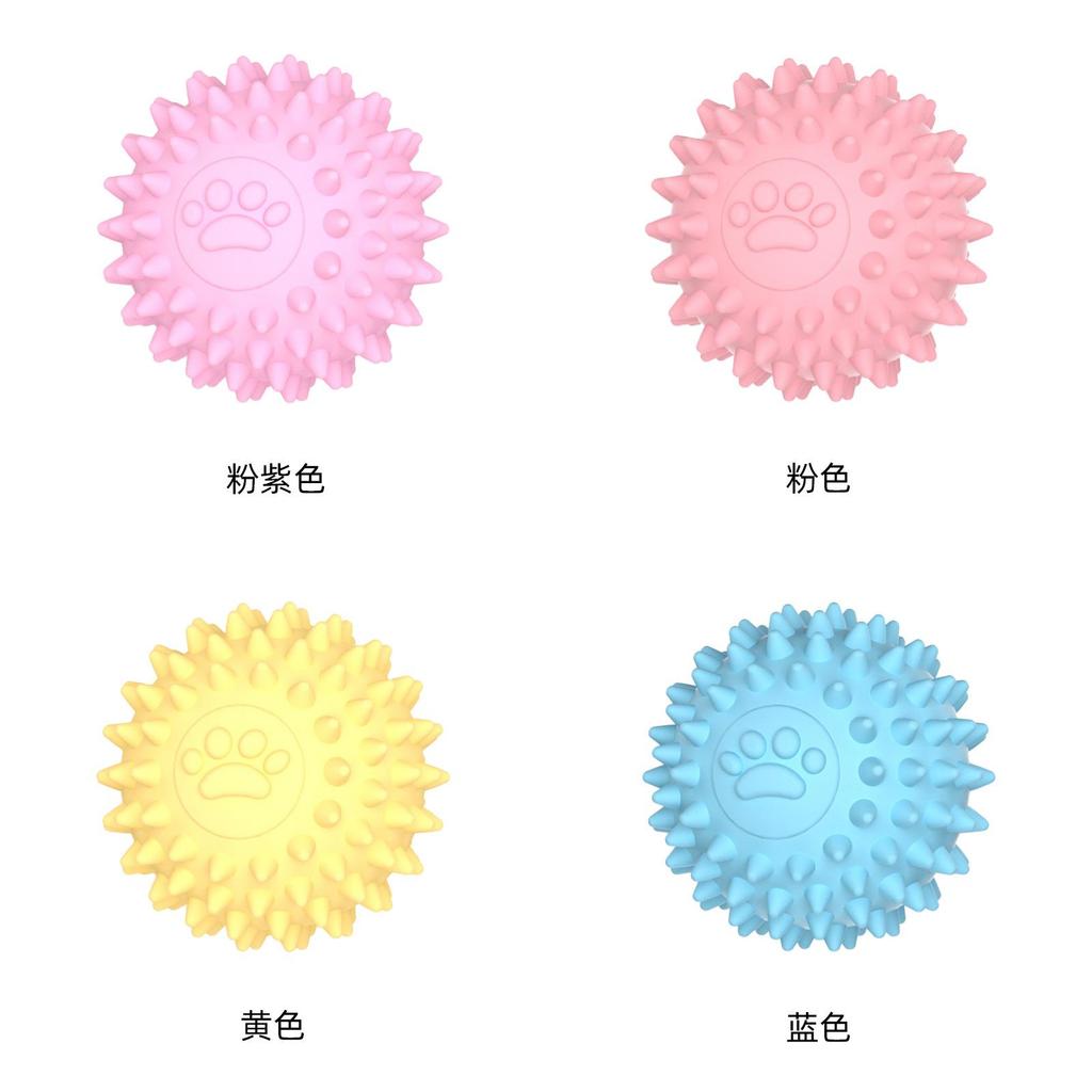 Durable Tpr Footprint Ball For Dogs Chewable And Tooth-cleaning Toy