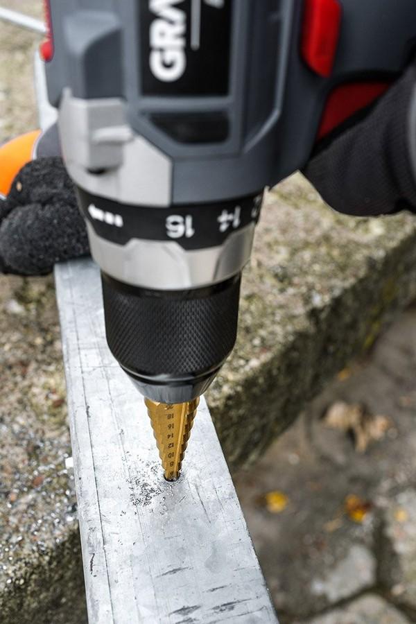 Hss Tin Step Drill Set 3-20 Mm Hex 3 Pcs - T N08-948