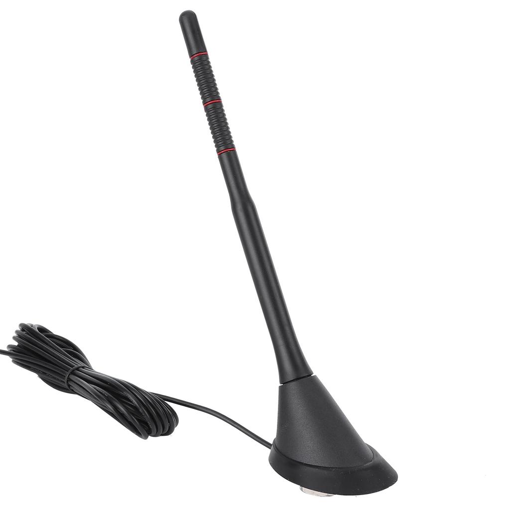 Car Active Amplified DAB+FM Antenna Top Roof Mount Radio Aerial Waterproof Digital Universal 12V