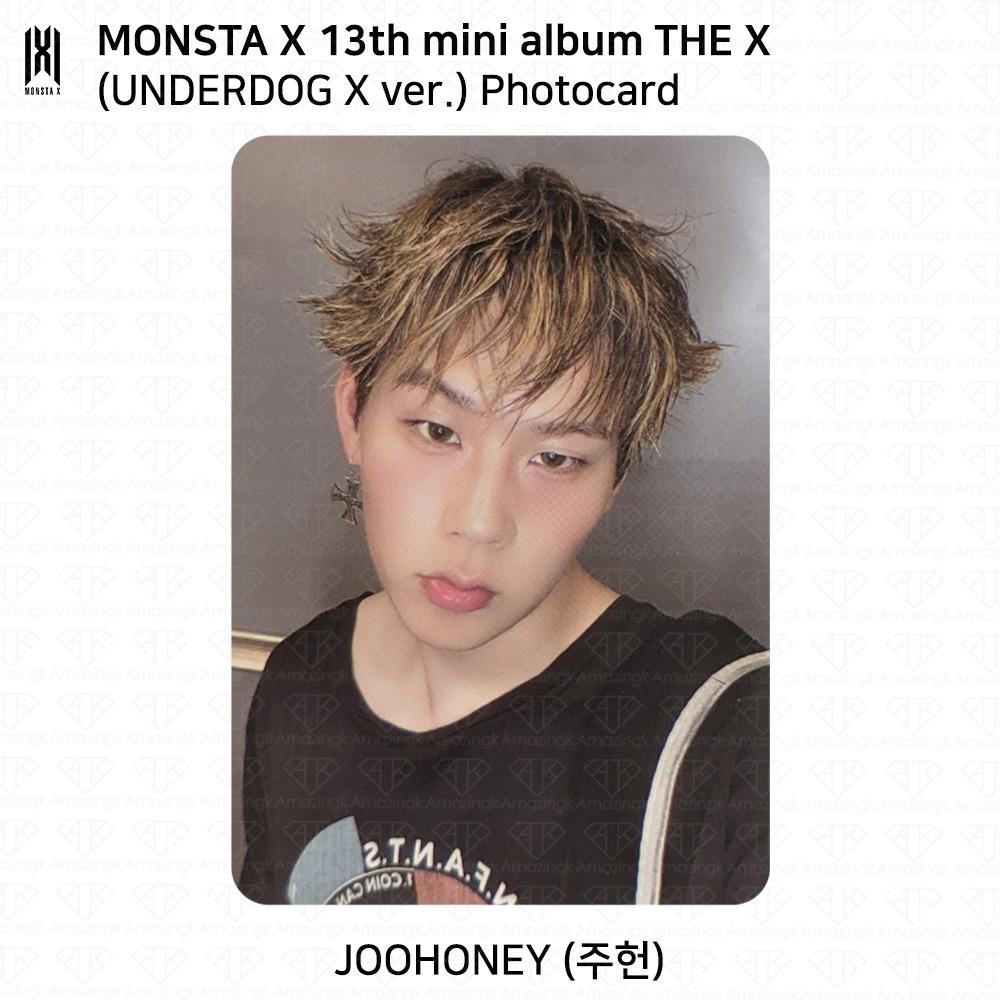 Monsta X The 13th Mini Album THE X Photobook Ver Underdog Ver Official Photocard