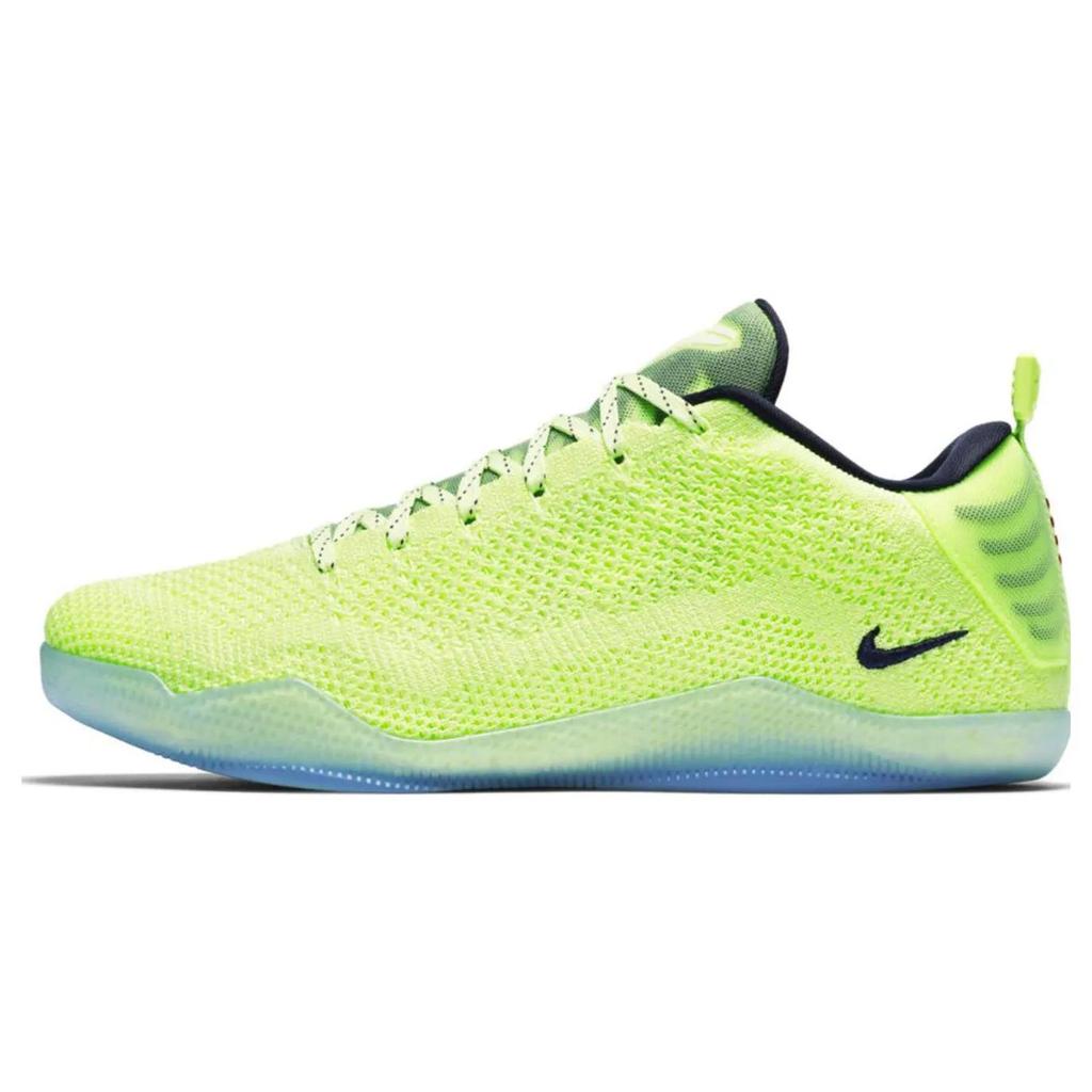 Nike Kobe 11 Elite Low 4KB 'Ghost of Christmas Past' (Unisex) Liquid Lime / Dark Obsidian-Liquid Lime Basketball Shoes 824463 334