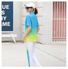 Quick-Dry Couple's Sports Set: Lapel Short Sleeve & Long Pants for Gym, Hiking, Student Events