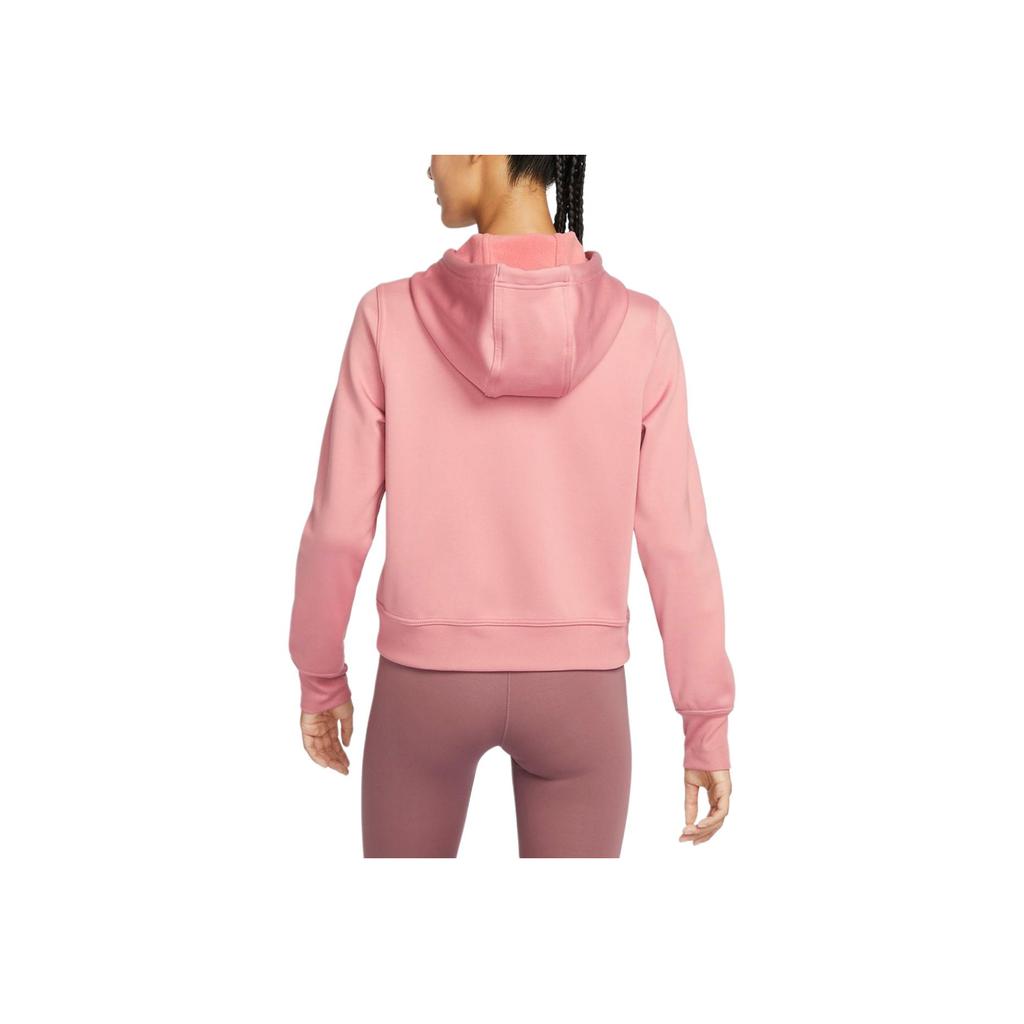 Nike Therma-Fit One Hoodie With Fleece Lining Women Tops Stardust-Red FB5211-618