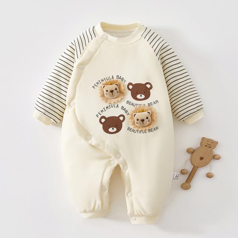 Super Cute Baby Cotton-Padded Quilted Romper Jacket for Autumn/Winter