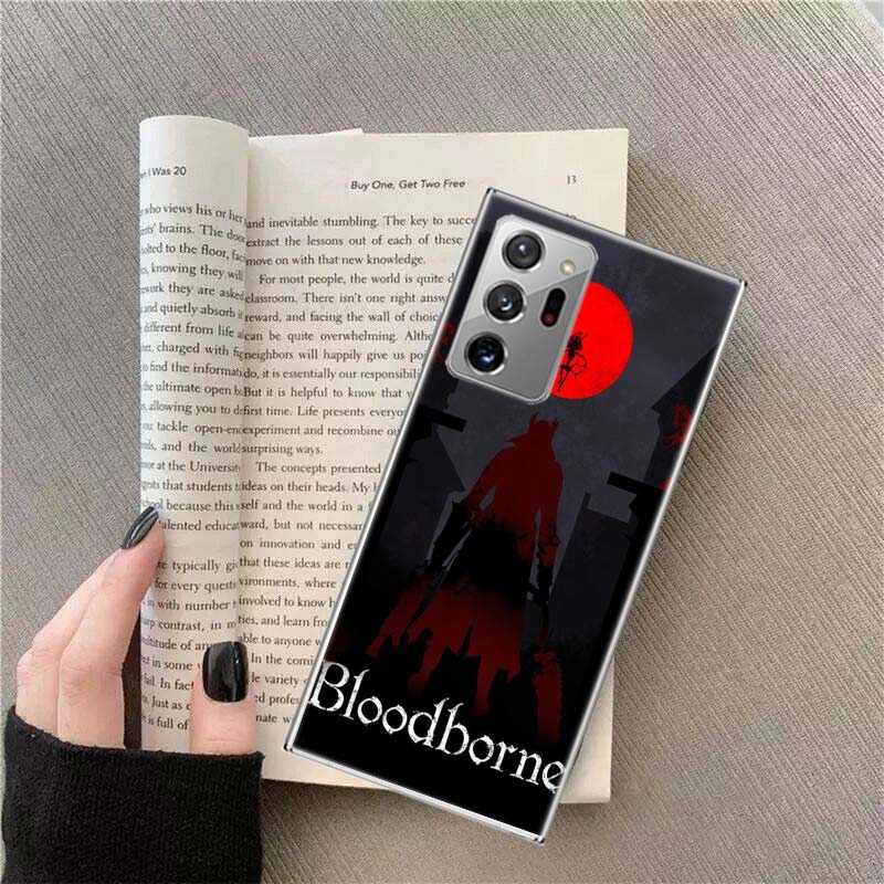 Game Bloodborne Phone Case For Samsung Galaxy S25 Edge S24 S23 FE S22 S26 Ultra S21 S20 S10 Plus Capa Soft