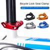 Bike Seat Post Clamp 31.8mm 34.9mm Aluminum Alloy Seat Tube Clip Bicycle Quick Release Seatpost for Mountain Tube Bike
