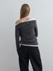KIJUN Rope Asymmetric Top Charcoal