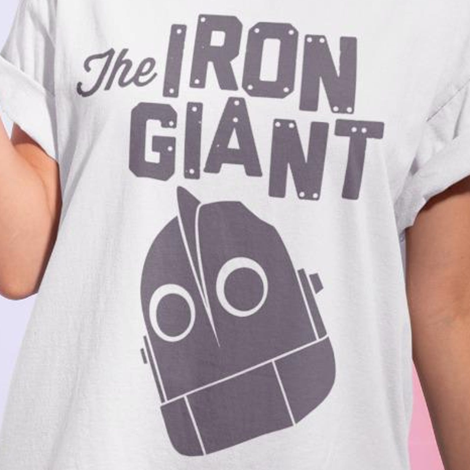 Unisex The Iron Giant Movie T-Shirt, Animated Film Shirt M