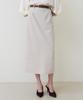 BIBYSEOB Back Slit Skirt Beige [T61]