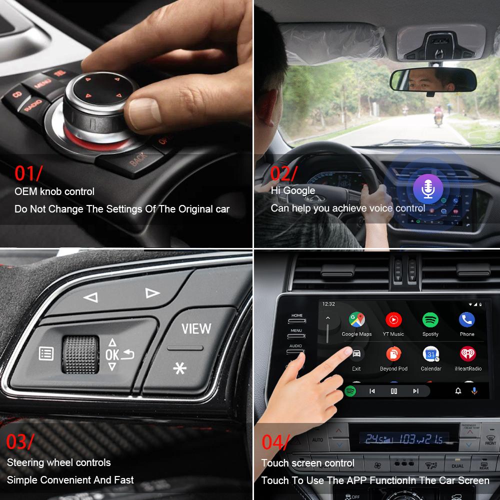 Wired To Wireless CarPlay Box Car Wired To Wireless Android Auto Adapter Car Universally